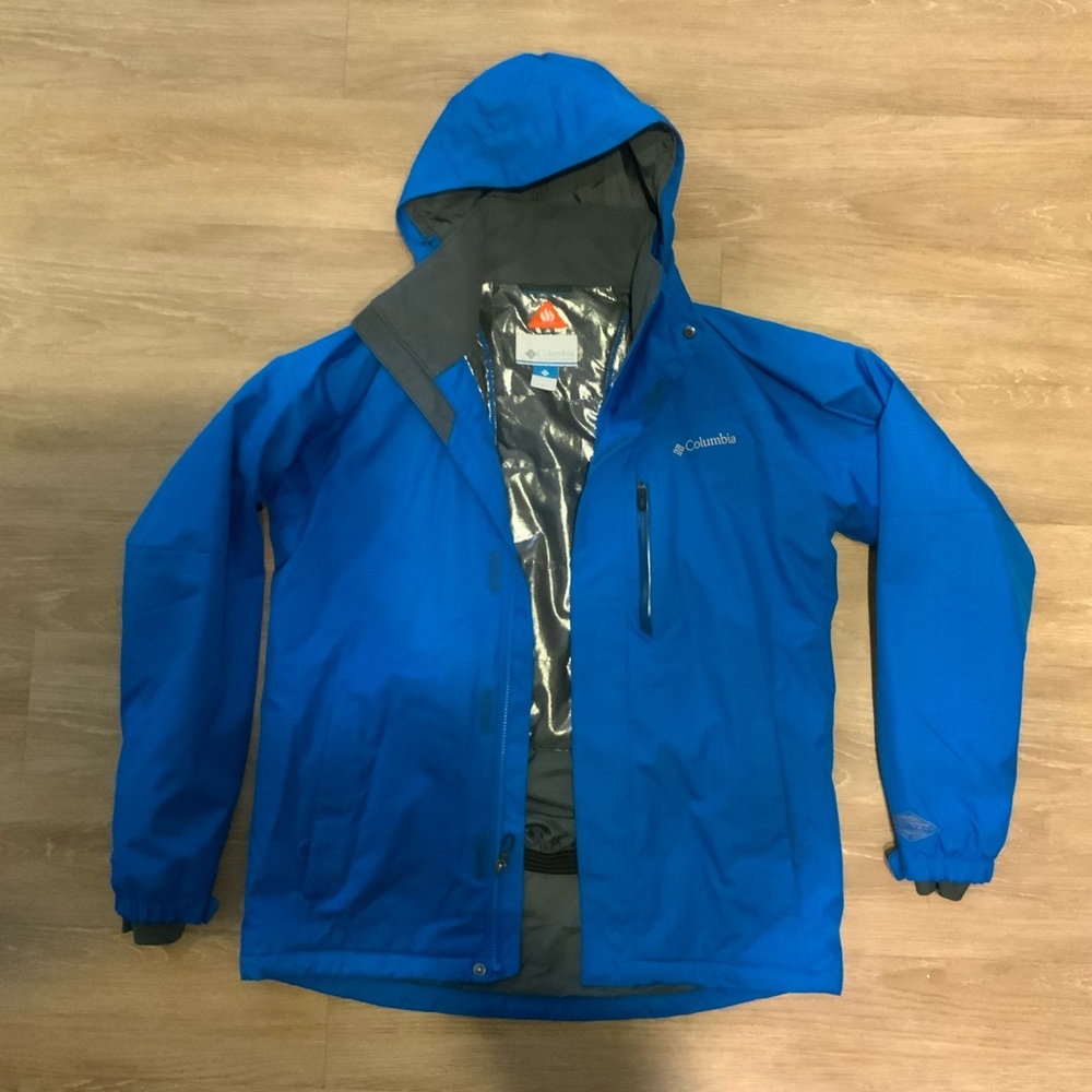 Men’s Blue Columbia Omni Heat Ski Jacket